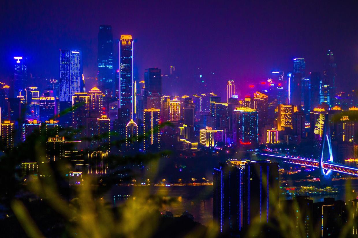 两江小渡夜景